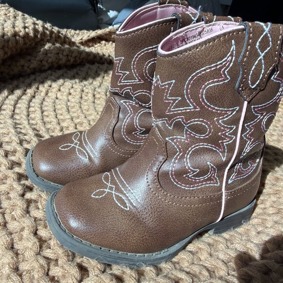 USA Size 8 Girl Cowboy Boots Little cowgirl Boots for the Farm or Costume - Picture 10 of 10